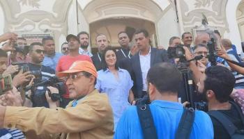 أنس جابر خلال حفل ضخم للاحتفاء بها