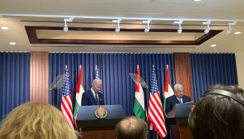 مؤتمر صحفي مشترك بين الرئيسين بايدن وعباس