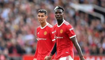 كريستيانو رونالدو وبول بوجبا في مانشستر يونايتد