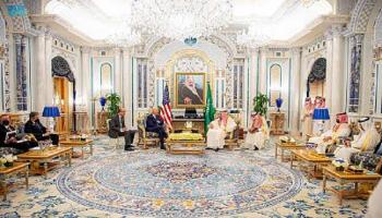 مباحثات سعودية أمريكية موسعة بجدة