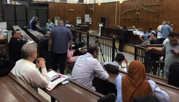 قاعة المحكمة التي تنظر القضية