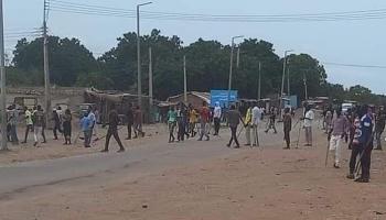 جانب من الاشتباكات القبلية بالدمازين