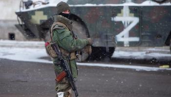 جندي روسي في أوكرانيا- أرشيفية