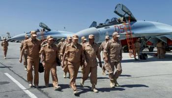 قوات روسية في قاعدة حميميم العسكرية الروسية - أرشيفية