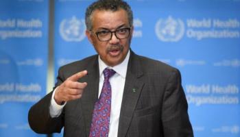 المدير العام لمنظمة الصحة العالمية تيدروس أدهانوم جيبريسوس