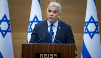 رئيس الوزراء الإسرائيلي يائير لابيد