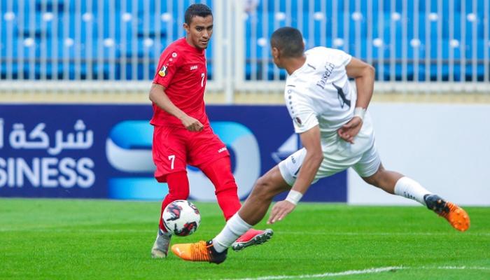 من مباراة الأردن واليمن في كأس العرب للشباب