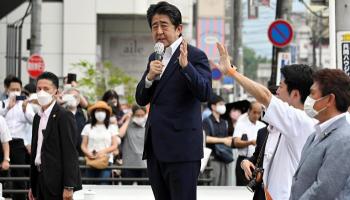 اللحظات الأخيرة في حياة شينزو آبي قبل اغتياله