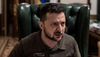 الرئيس الأوكراني، فولوديمير زيلينسكي