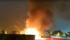 ویدئو | آتش‌سوزی در کارخانه آتش‌بازی در پرو