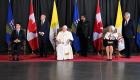 "رحلة توبة".. البابا فرنسيس يصل  كندا (صور)