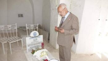 الغنوشي بمقبرة الباجي قائد السبسي