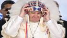 لماذا ارتدى البابا فرنسيس "غطاء ريش" في كندا؟.. "اعتذار للتاريخ"