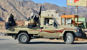 دورية مسلحة لتنظيم القاعدة جنوبي اليمن - أرشيفية