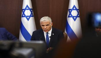 رئيس الوزراء الإسرائيلي يائير لابيد - "أ ف ب"