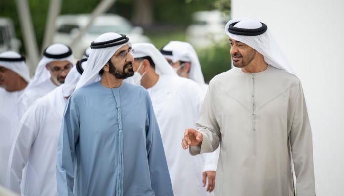 جناب من لقاء الشيخ محمدبن زايد والشيخ محمد بن راشد