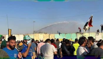 أنصار التيار الصدري يحاولون اقتحام المنطقة الرئاسية 