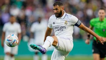 كريم بنزيما من مباراة ريال مدريد ضد كلوب أمريكا