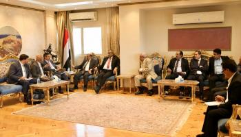 جانب من لقاء البركاني والكتل البرلمانية والسفير الأمريكي- أرشيفية