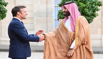 محمد بن سلمان وإيمانويل ماكرون