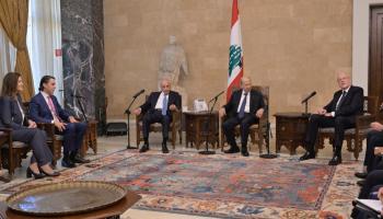 لقاء بين هوكشتاين وعون وميقاتي وبري