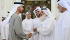 رئيس الإمارات يستقبل الفائز بلقب "شاعر المليون" (صور)