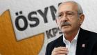CHP lideri Kemal Kılıçdaroğlu'ndan KPSS açıklaması: Sarayın kendi şaibesini çözme şovuna gülüyorum