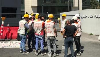 Eylem yapan inşaat işçileri gözaltına alındı!