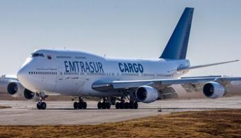 الطائرة المصادرة في الأرجنتين