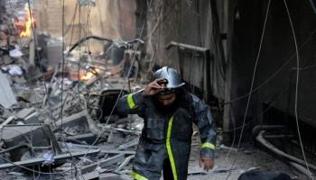 جانب من آثار القصف الإسرائيلي على قطاع غزة