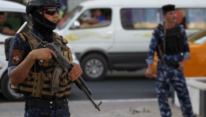 عناصر من الشرطة العراقية خلال مهمة أمنية- أرشيفية