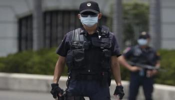 عناصر من الأمن التايواني في تايبيه - أرشيفية