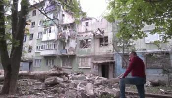 حمله هوایی روسیه به منطقه‌ای مسکونی در دونتسک