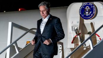 وزير الخارجية الأمريكي لدى وصوله إلى جنوب أفريقيا