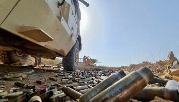 جانب من صد الجيش اليمني لخروقات الحوثي خلال الهدنة- أرشيفية