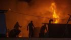 Zeytinburnu'nda sanayi sitesinde hırdavat dükkanı alev alev yandı