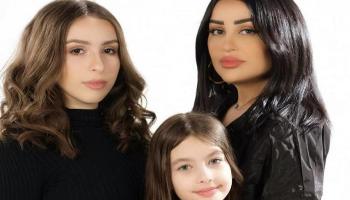 لينا الهاني مع ابنتيها "لاميتا وليا"