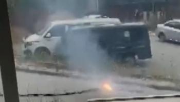 جانب من النيران المفاجئة في إسطنبول