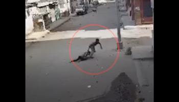 لقطة من الفيديو المتداول