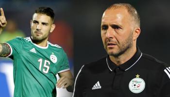 Andy Delort et Djamel Belmadi