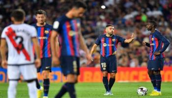 برشلونة ضد رايو فاليكانو في الدوري الإسباني