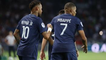 Neymar et Mbappé 