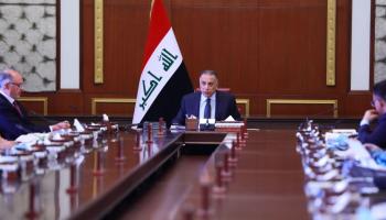 الكاظمي خلال اجتماع مجلس الوزراء العراقي- أرشيفية
