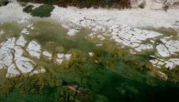 ویدئو | کاهش آب بزرگ‌ترین دریاچه ایتالیا به دلیل خشکسالی
