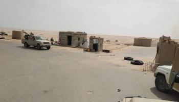 دوريات للعمالقة قرب معسكر حراد في شبوة