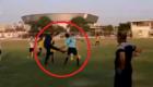 حمله‌ پدر یک بازیکن به داور در لیگ ۱۵ سال خوزستان!