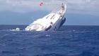 ویدئو | غرق شدن قایق لوکس در آب‌های ایتالیا