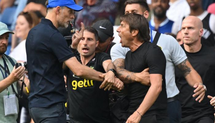 A funny dialogue .. the strangest comment on the “chokehold” of Conte and Tuchel in the London derby