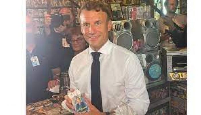 Macron à l’intérieur du “Disco Maghreb