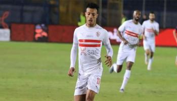 إسلام جابر لاعب نادي الزمالك المصري - أرشيفية